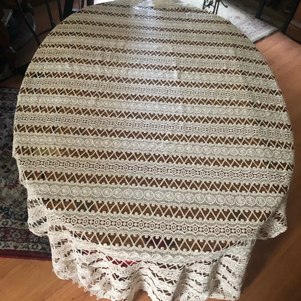 Vintage Lace Curtain Panel